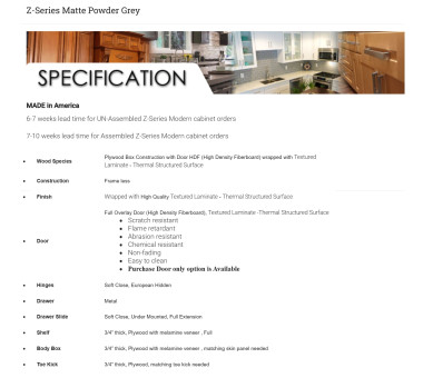 Z-Series Matte Powder Grey